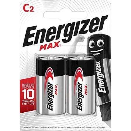 ENERGİZER MAX ALKALİNE C PİL (2Lİ)